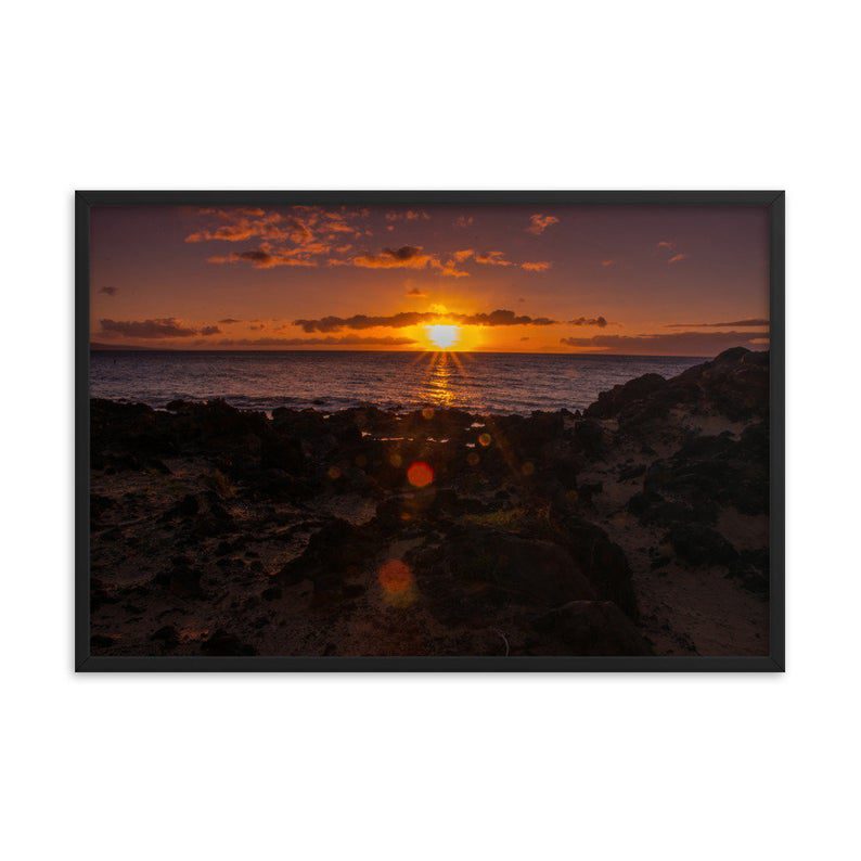 mau sunset framed light splash