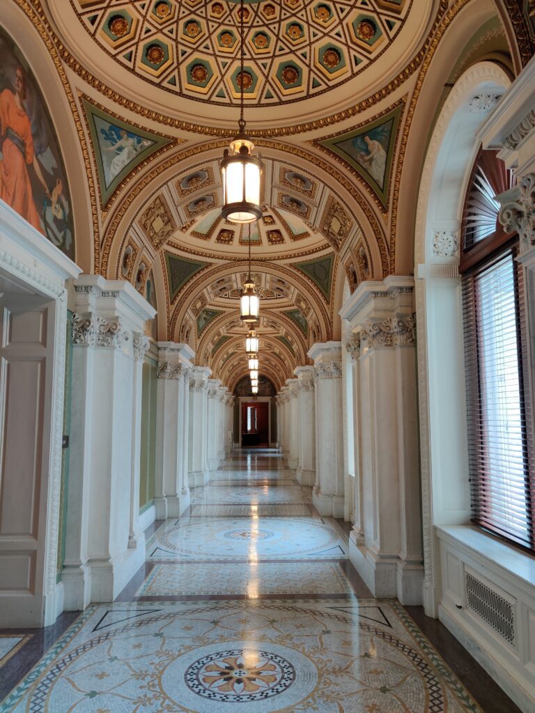 library congress hallway